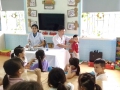 Trường Mầm non Vĩnh Tuy Phối hợp với Trạm Y Tế Thị trấn tổ chức kiểm tra sức khỏe đầu năm học cho trẻ